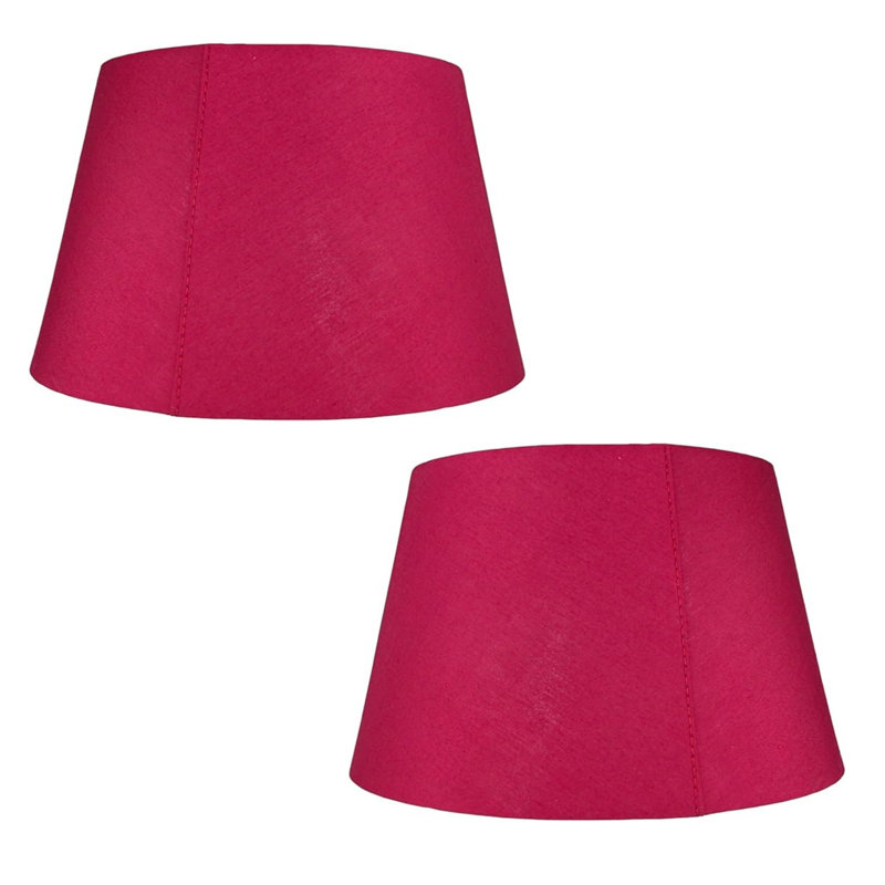 Talaina 25cm H Cotton Lamp Shade, Burgundy