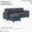 Ashleh 79.1" Square Arm Modular Sofa-1897367159