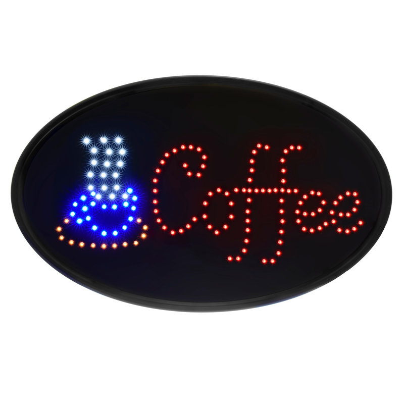 LED Coffee sign
