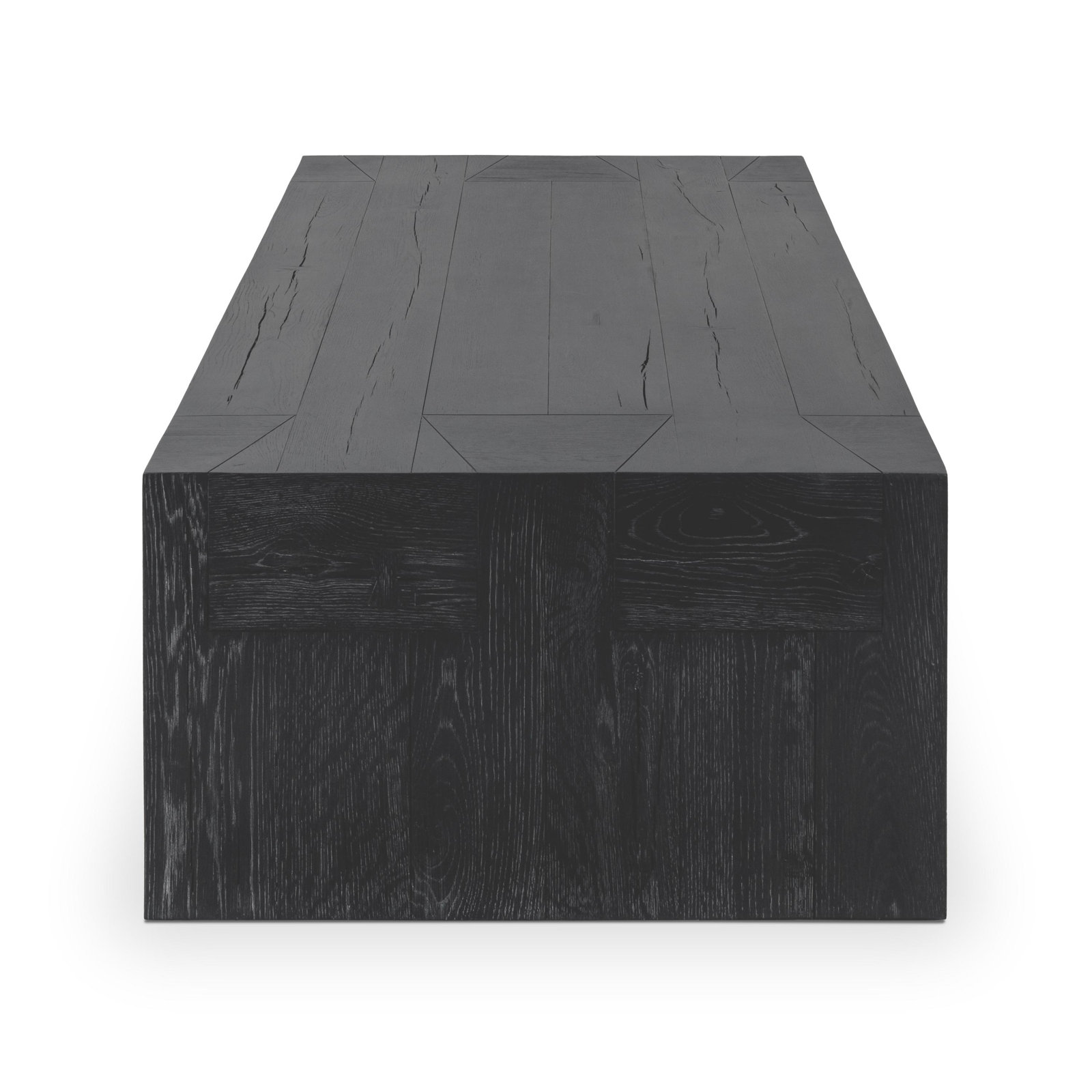 Elise Coffee Table,  60" in width              , Meadow Black