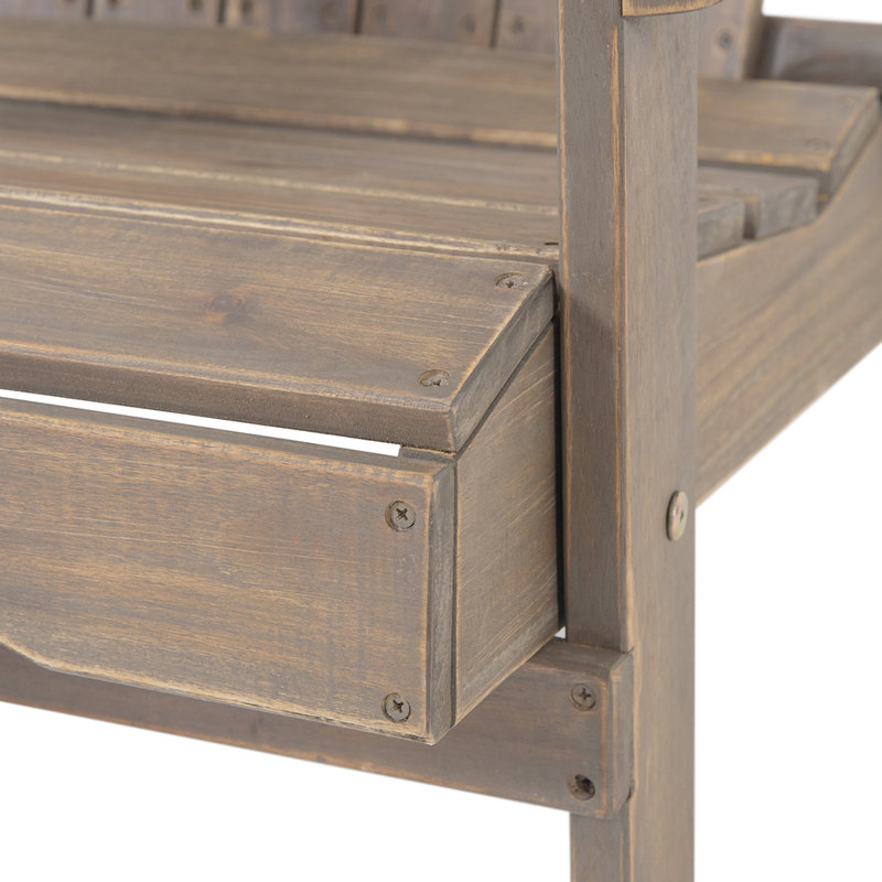 Chaise Adirondack pliante Vejle, gris