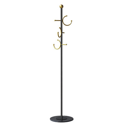 Modern Coat Rack With Marble Base,Coat Rack Freestanding Heavy Duty With Gold Hooks,Entryway Coat Rack Stand Coat Tree Freestanding Coat Hanger Stand