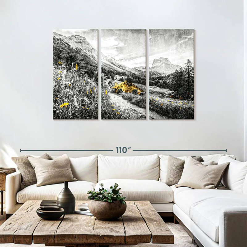 Rorry Alps Mountain Scenery Pop, 48" H x 74" W