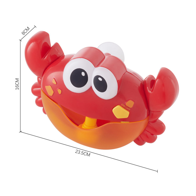 Red Crab Bubble Blower – The Bath Buddy That Makes Bath Time Fun for Toddlers