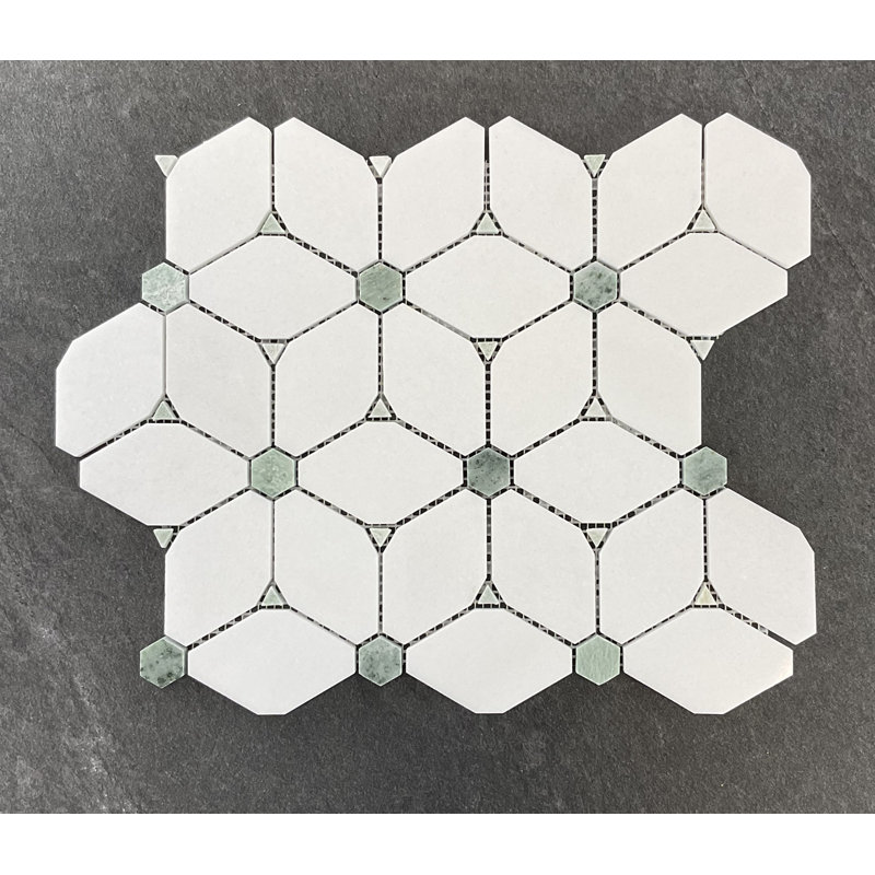 Carrelage mosaïque en marbre Water Jet