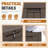 42 Gallon Outdoor Indoor Resin Deck Box And Waterproof Package Delivery Box-112885899