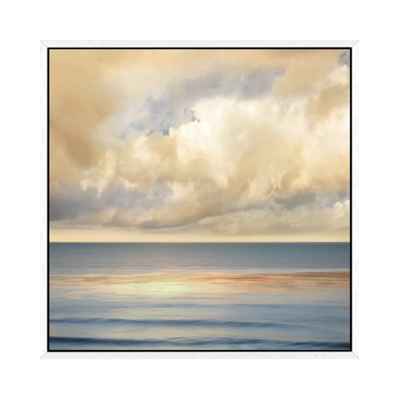 Ocean Light II by John Seba - Print on Canvas, 66.04 cm H x 66.04 cm W, White Floater Framed