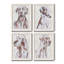 «Sitting Dog I», toile encadrée de qualité supérieure - prête à être accrochée-450775282-450775272