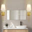 Ensemble de 2 appliques murales Industrial Retro