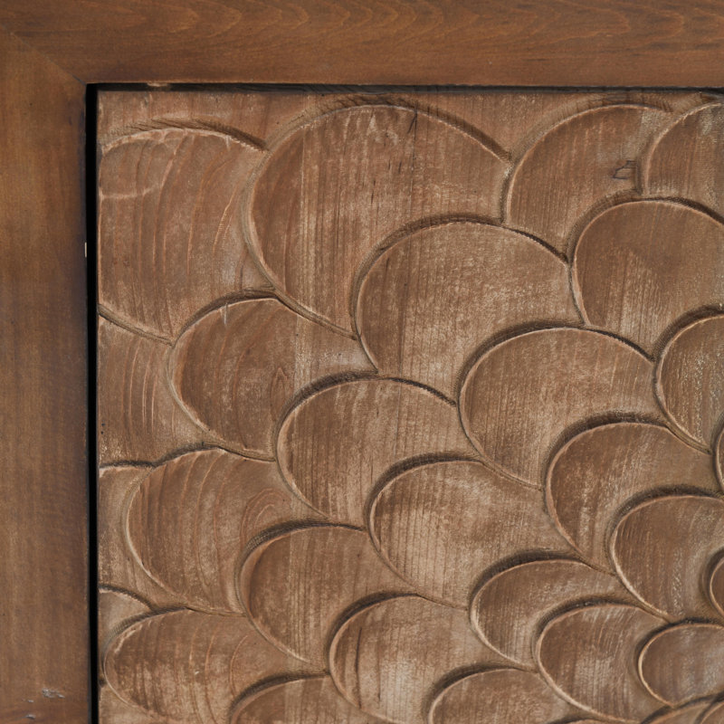 Astrid 174'' Solid Wood Sideboard, Brown