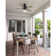 44" Cedar Key 5 - Blade Outdoor Standard Ceiling Fan with Remote Control and Light Kit Included