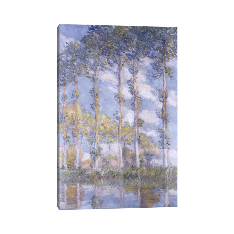 The Poplars, 1881 - Gallery-Wrapped Canvas Giclée, 40" H x 26" W