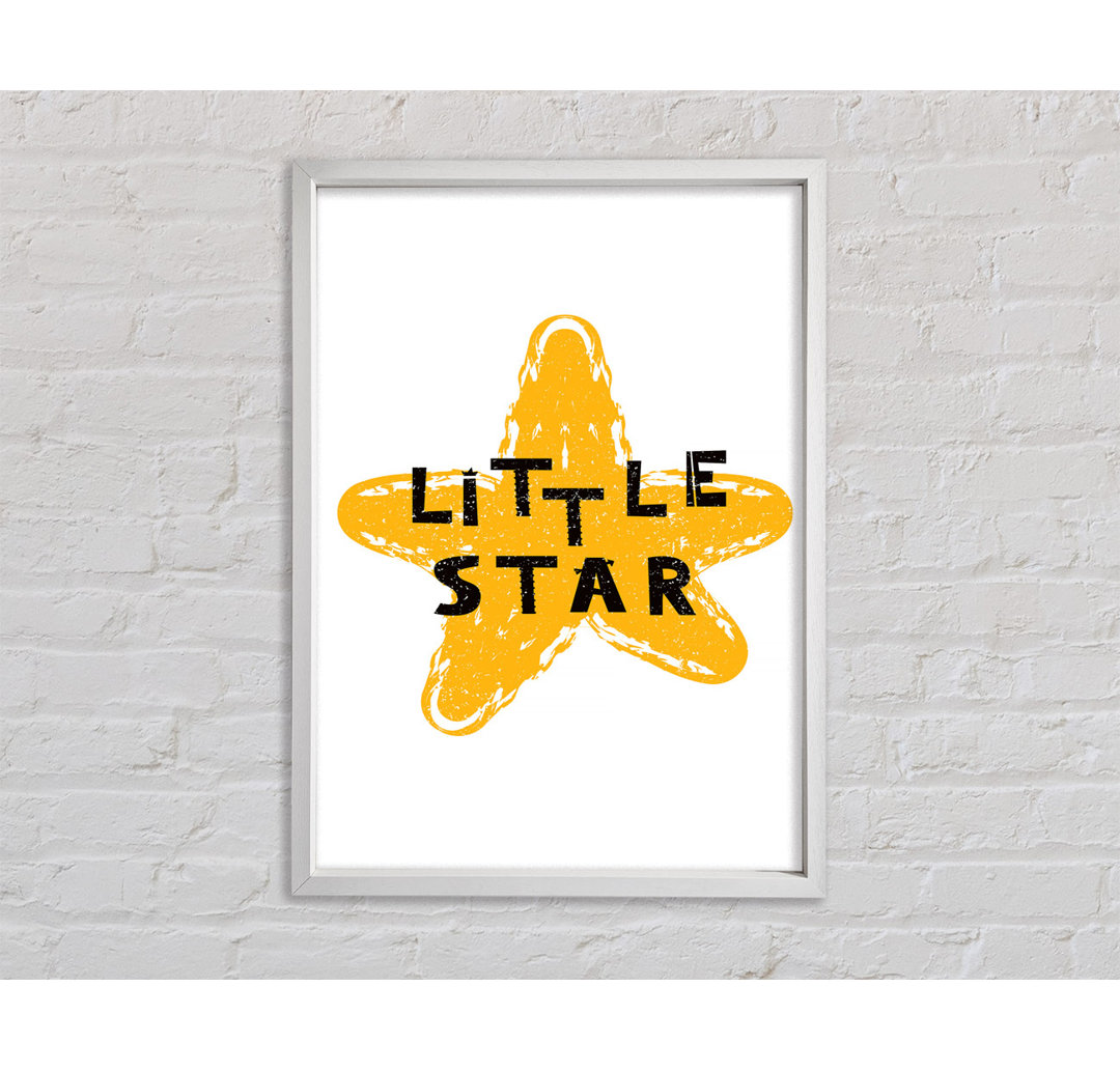 Little Star - Einzelner Bilderrahmen Kunstdrucke auf Leinwand