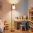 Dimmable Floor Lamp With Remote Control, 3 Color Temperatures, Modern Standing Lamp With Linen Shade For Living Room, Bedroom, Or Office