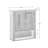 RiverRidge Hayward Two-Door Bathroom and Laundry Wall Mount Storage Medicine Cabinet with Fixed and Adjustable Shelf-1338922969