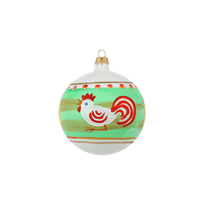 Campagna 4'' Handmade Glass Ornament