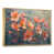 Toile avec cadre flottant or