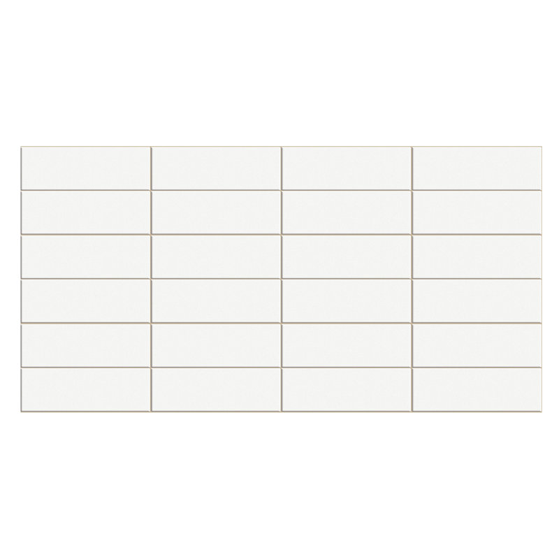 Panneau mural 3D 19 po x 38 po (paquet de 5), Blanc / Beige