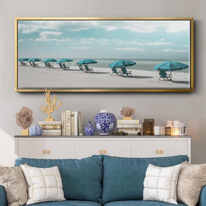 Idle Hours- Framed Canvas, 8" H x 20" W