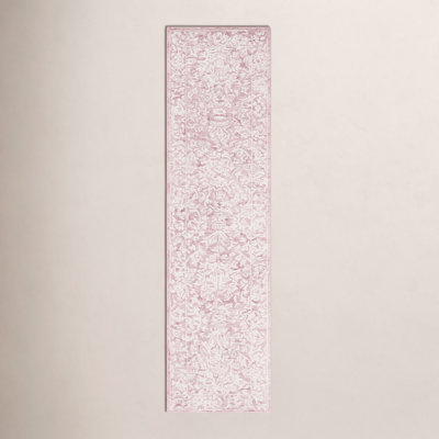 Teasdale Pink Ivory Hand-Tufted Wool Oriental Rug