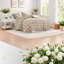 Ensembles de literie pour lit simple en velours, polyester brun, confort douillet