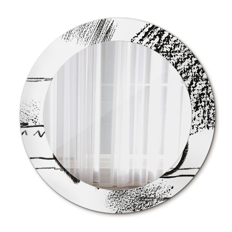 Huldar Glass Flat Wall Mirror