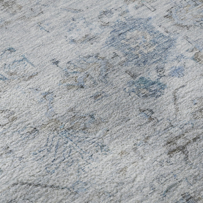 Tapis lavable à la machine de qualité supérieure Mayfield AMF2323, Ciel, 2 pi 6 po x 3 pi 10 po