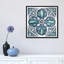 «Garden Getaway Tile VI Blue» par Laura Marshall - Impression sur toile tendue sur châssis-31904909-73204253-73204254