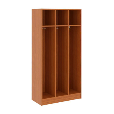 Triple Wide Three Compartment Classroom Cabinet Locker