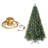 Home Heritage 7ft Prelit Artificial Cascade Pine Christmas Tree w Rotating Stand