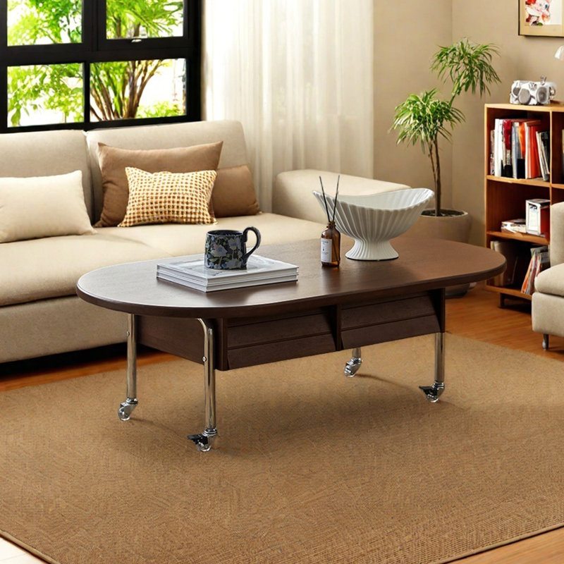 Table basse ovale