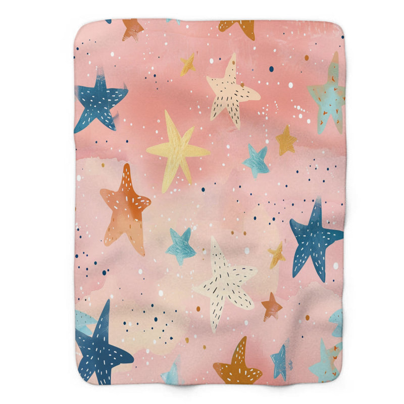 Couverture ourson fuchsia - 1 pièce de qualité supérieure, L 60 po x L 80 po