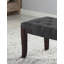 Banc capitonné Linon, tissu