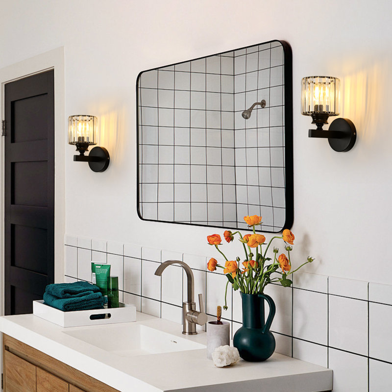 Adja Crystal Flush Mounted Sconce