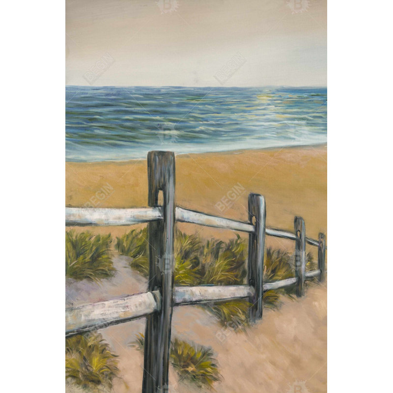 «Quiet Seaside» sur toile, H 36 po x l 24 po