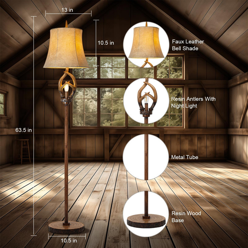 Croce 63.5'' Traditional Floor Lamp