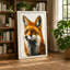 Fox Study Boho - Wrapped Canvas-1273255558-1273255559