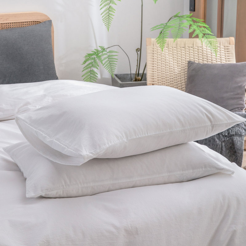 Ensemble de housse de couette 100% coton délavé Bestouch Bestouch, Housse de couette grand et 2 taies d'oreiller stan