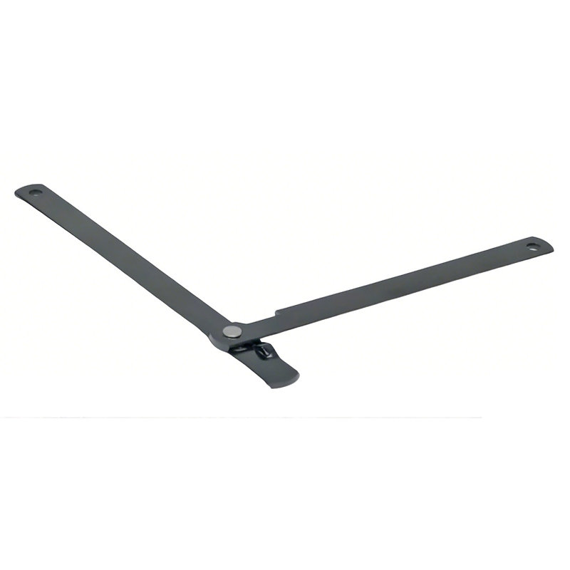 Charnière à ressort noire Fixturedisplays® 2PK pour cadre en A avec cadre en A, charnière d'arrêt 18231-NOIR-2PK