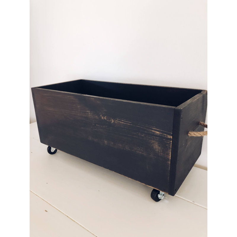 Meidinger Customizable Solid Wood Storage Box, Yes