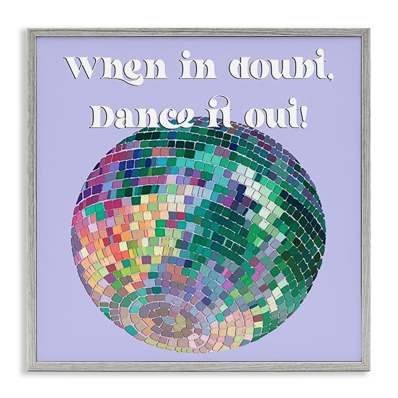 «Dance It Out», estampe numérique par Regina Moore, H 24 po x l 24 po, Estampe numérique Farmhouse