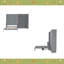 Grand lit escamotable mural avec placard-1172776701