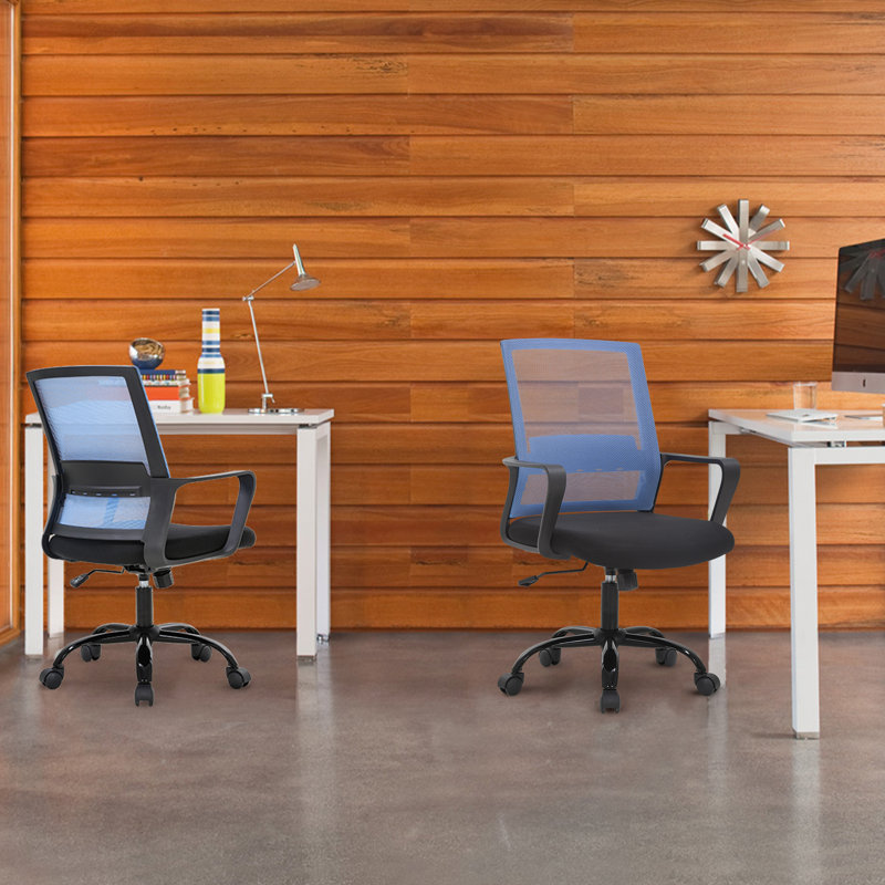 Home Office Mesh Task Chair, Blue