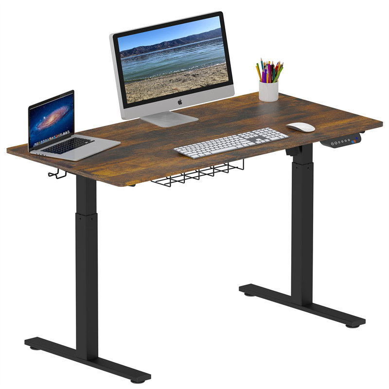 Bureau Marutani, Noir, Brun, L 47,99 po x P 24,02 po