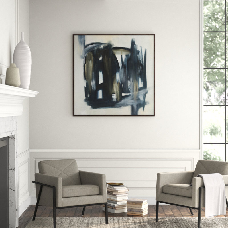Breathe Painting by Ann Duffy, 41.5" H x 41.5" W, Image Gel Brush