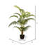 Feuilles de palmier artificiel en pot-2088219705