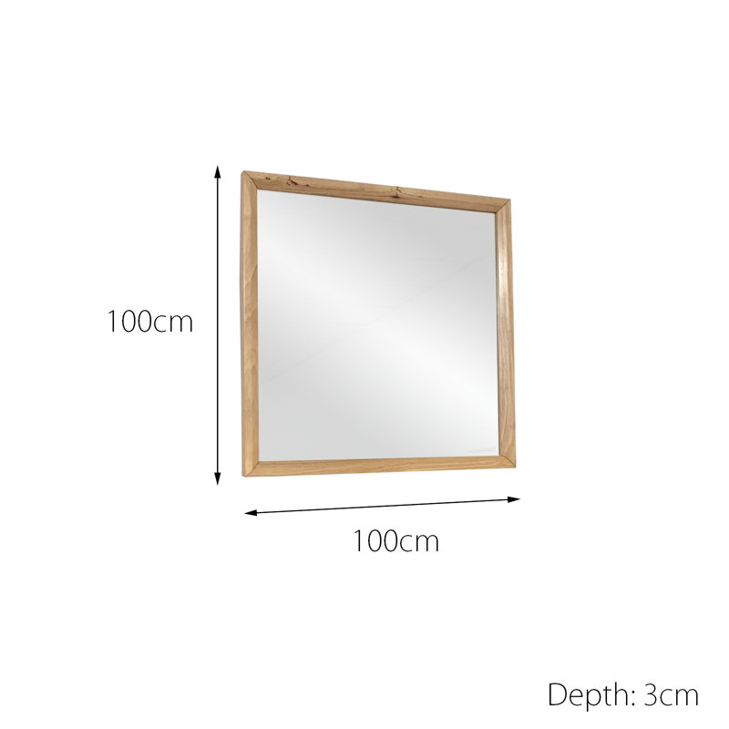 Scarlett Dresser Mirror in Golden Oak