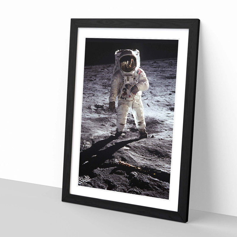 Single Picture Frame Print, Black