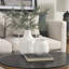 Grand vase Donzel blanc avec taches noires