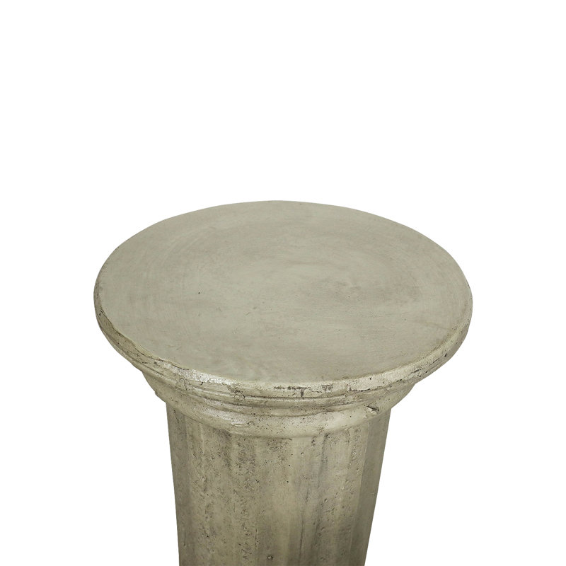 Table d'appoint unique en béton pour l'extérieur, table de bout moderne pour la maison